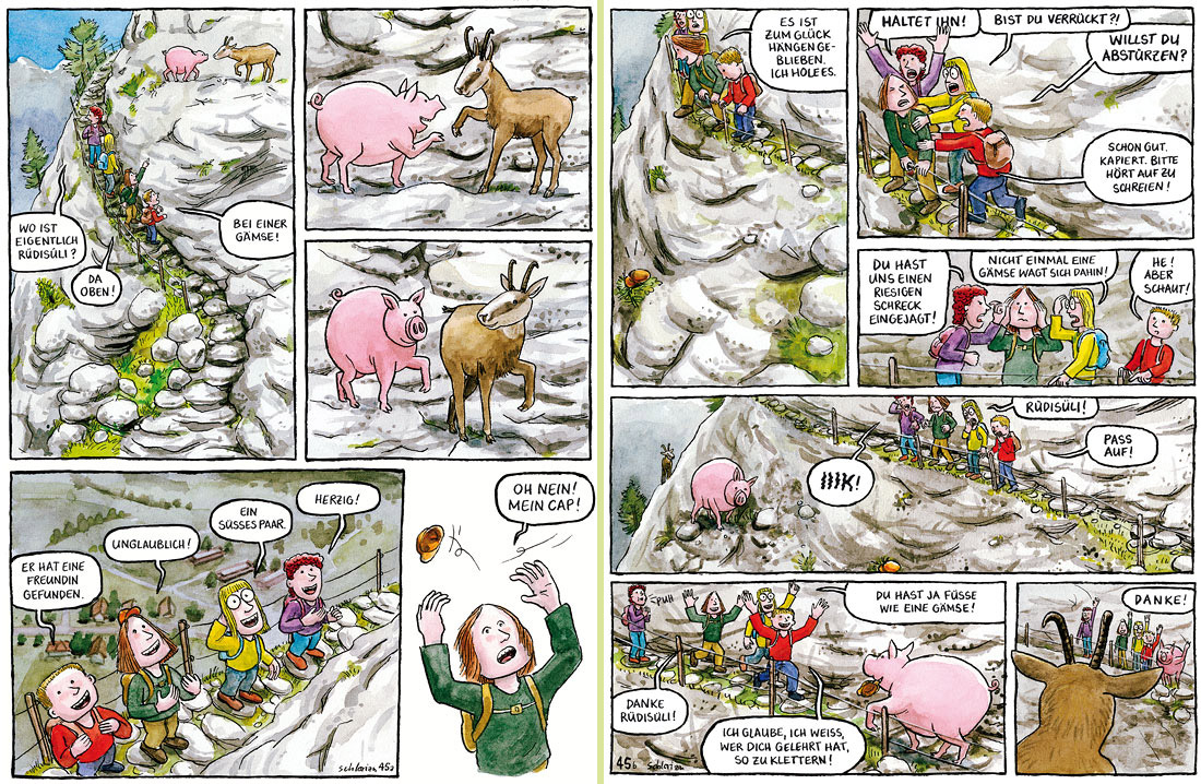Rüdisüli klettert wie eine Gämse